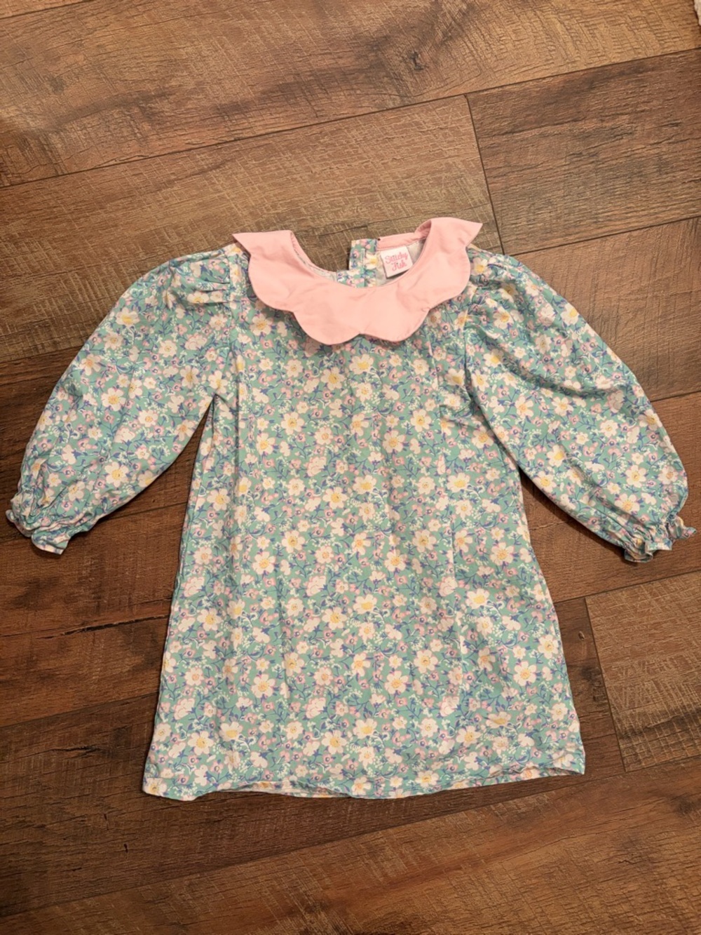 Stitchy Fish floral dress